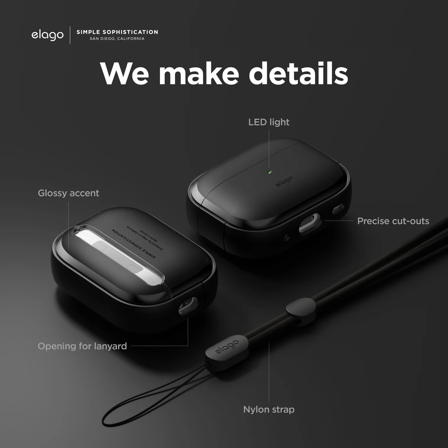 Ốp bảo vệ elago EDC Case cho AirPods Pro 2 - Hàng chính hãng