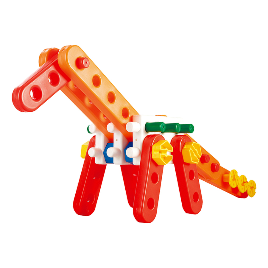 Đồ Chơi Xếp Hình Gigo Toys Công Cụ Giao Thông Căn Bản - Junior Engineer 7330P (79 Mảnh Ghép)