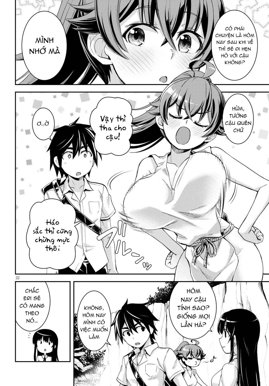 isekai yurutto survival seikatsu: gakkou no minna to isekai no mujintou ni tenishitakedo ore dake chapter 14 22