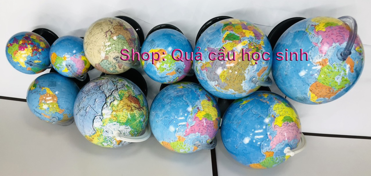 Quả cầu đường kính 30 cm đế gỗ vân nu