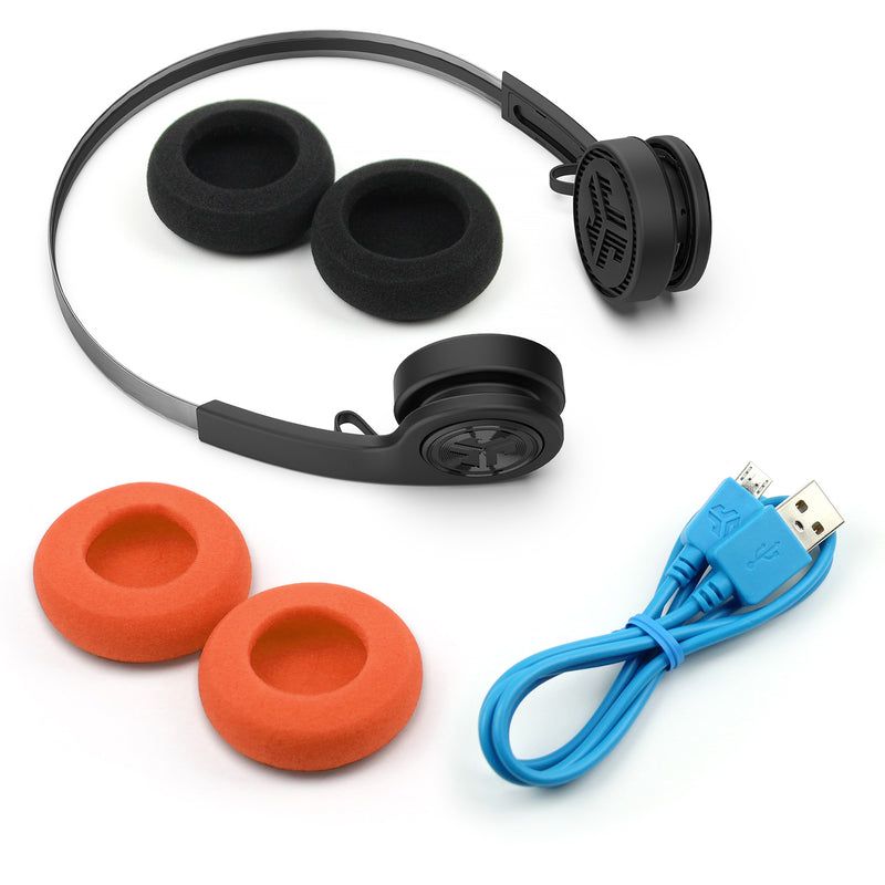 Tai nghe Bluetooth chụp tai Jlab Rewind Retro thời gian nghe 12H có sạc nhanh EQ3 Sound thiết kế nhỏ gọn hàng chính hãng