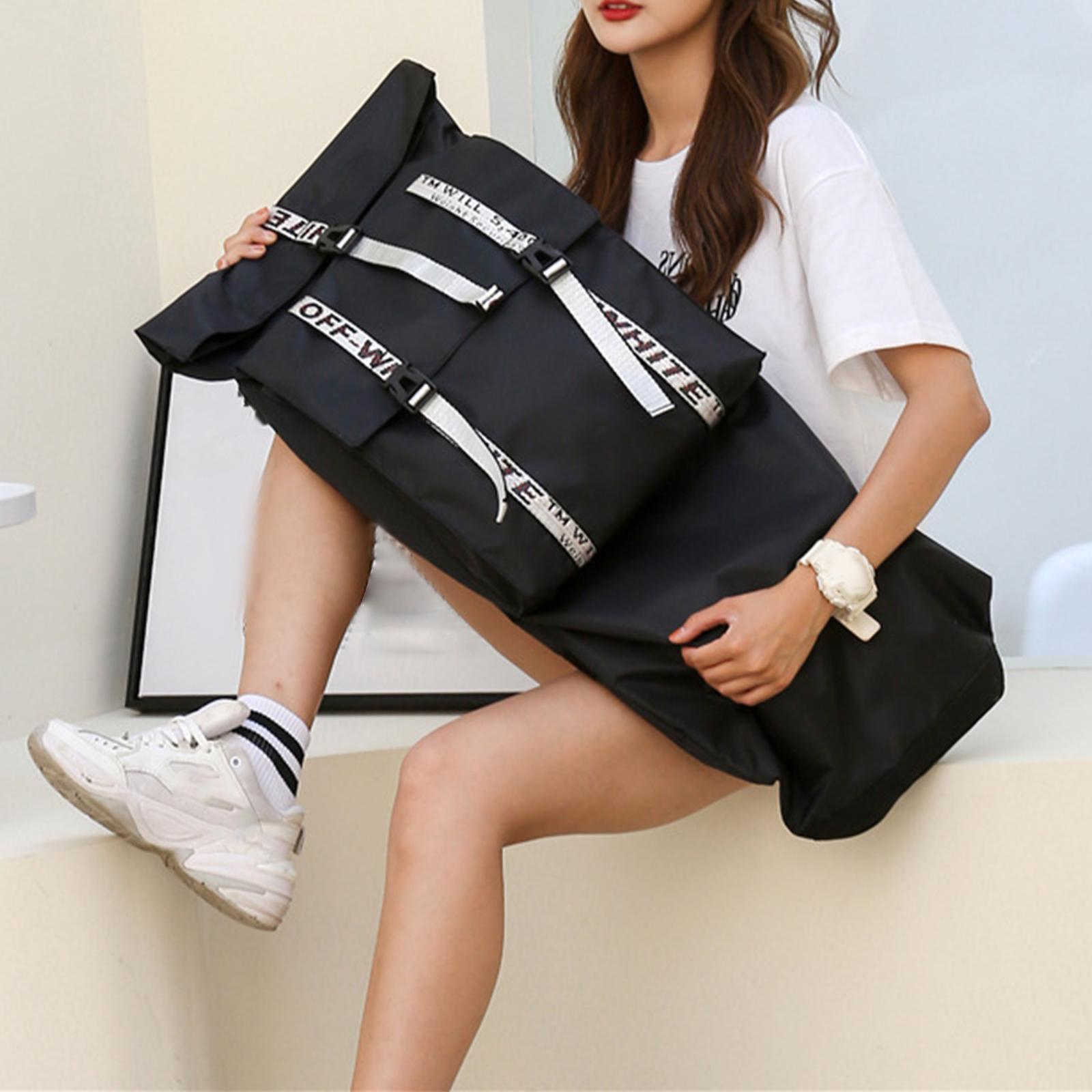 Oxford Skateboard Bag, Adjustable Shoulder Straps Folding Storage Surfboard Carrier Universal Skateboard Backpack for Skateboard Women Men