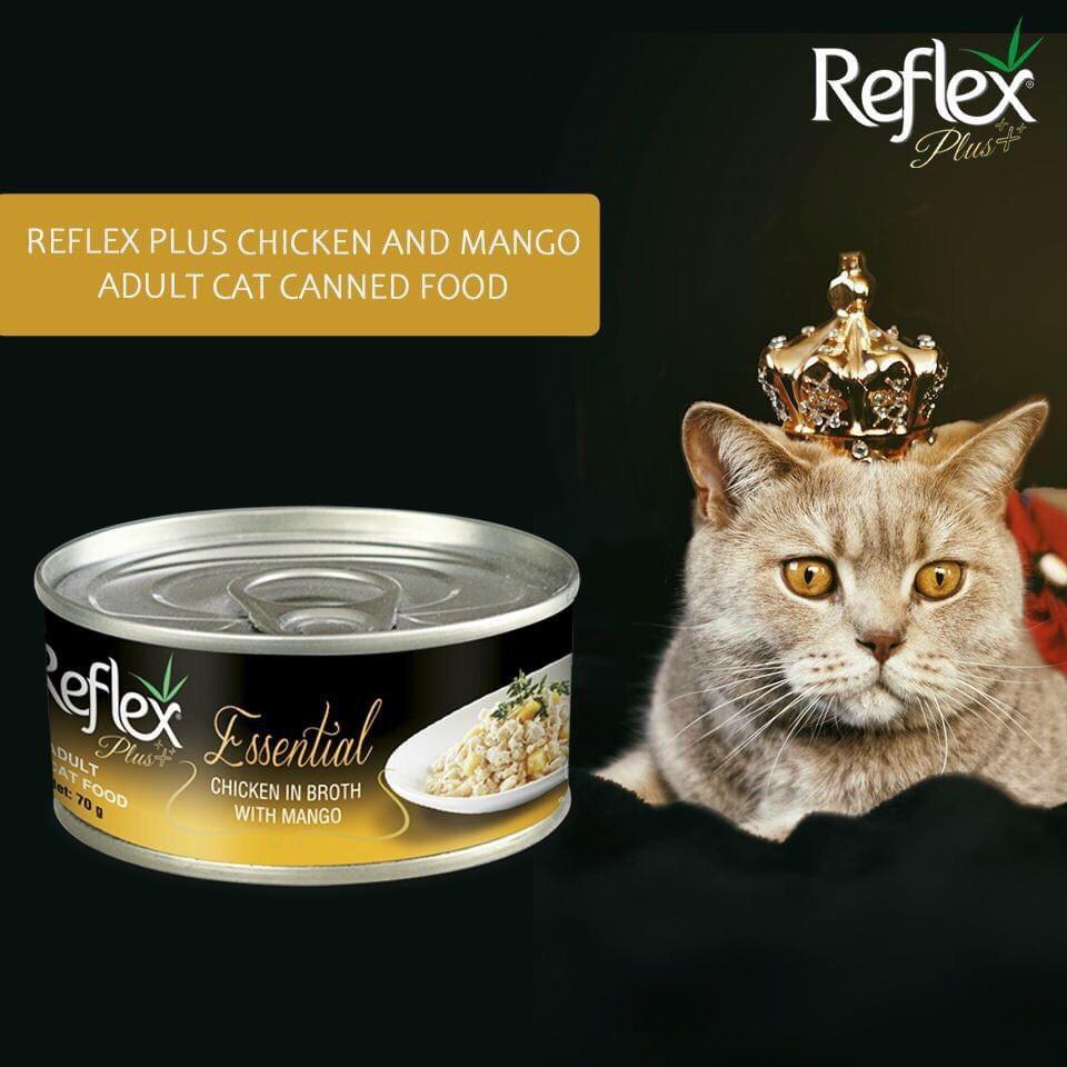 Reflex Plus Essential 70g Nhiều Vị, Pate Thịt Dinh Dưỡng Cho Mèo, Kích Thích Vị Giác, Giúp Mèo Ăn Nhiều Hơn,Tăng Cân