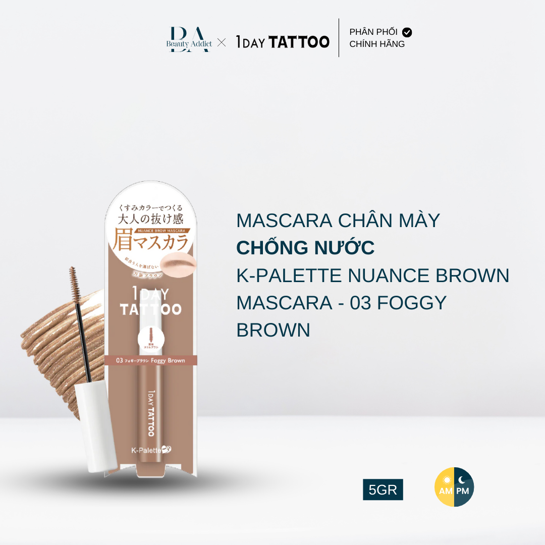 Mascara kẻ chân mày K-Palette Nuance Brown Mascara