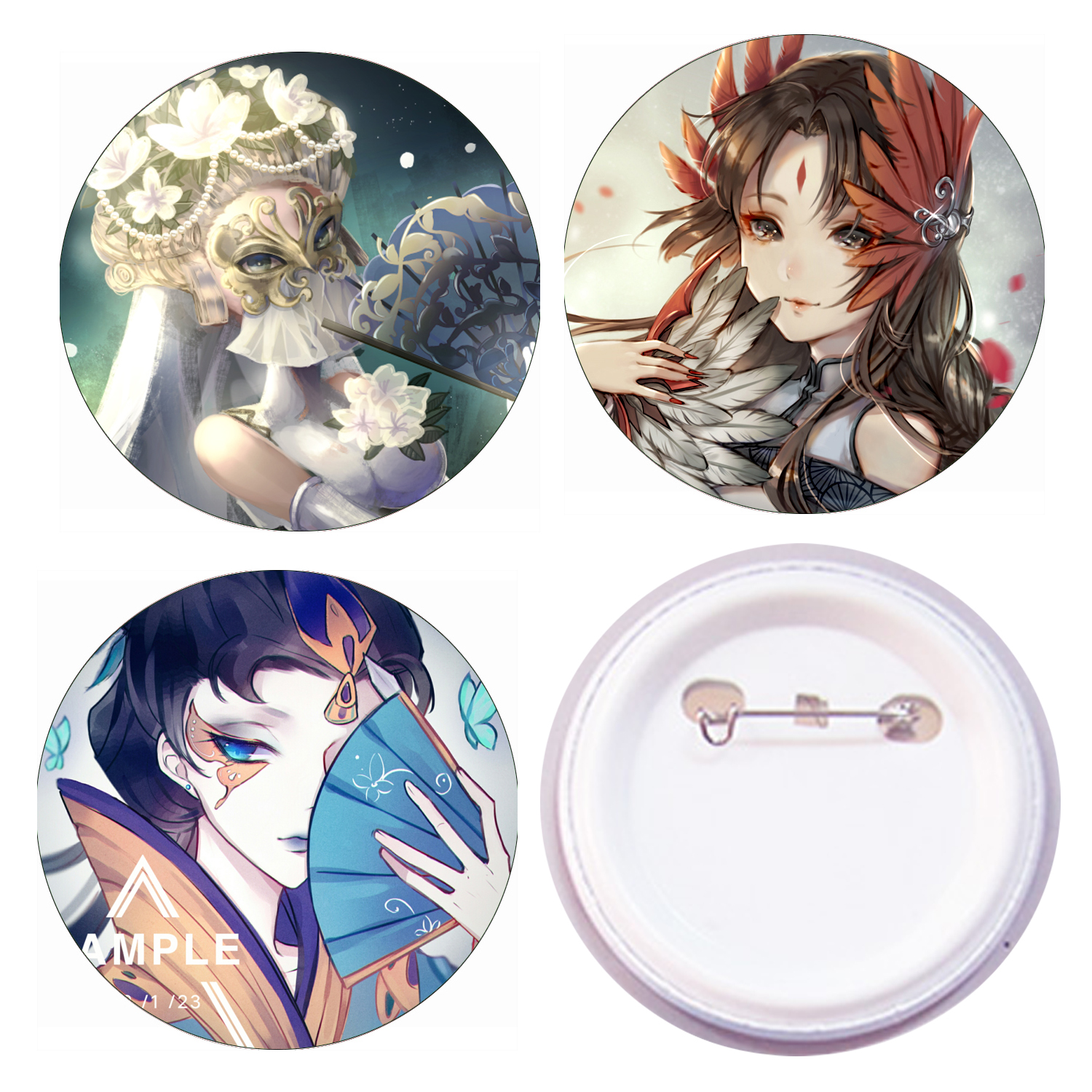 Huy hiệu set 5 cái Identity V nhân vật khác nhau