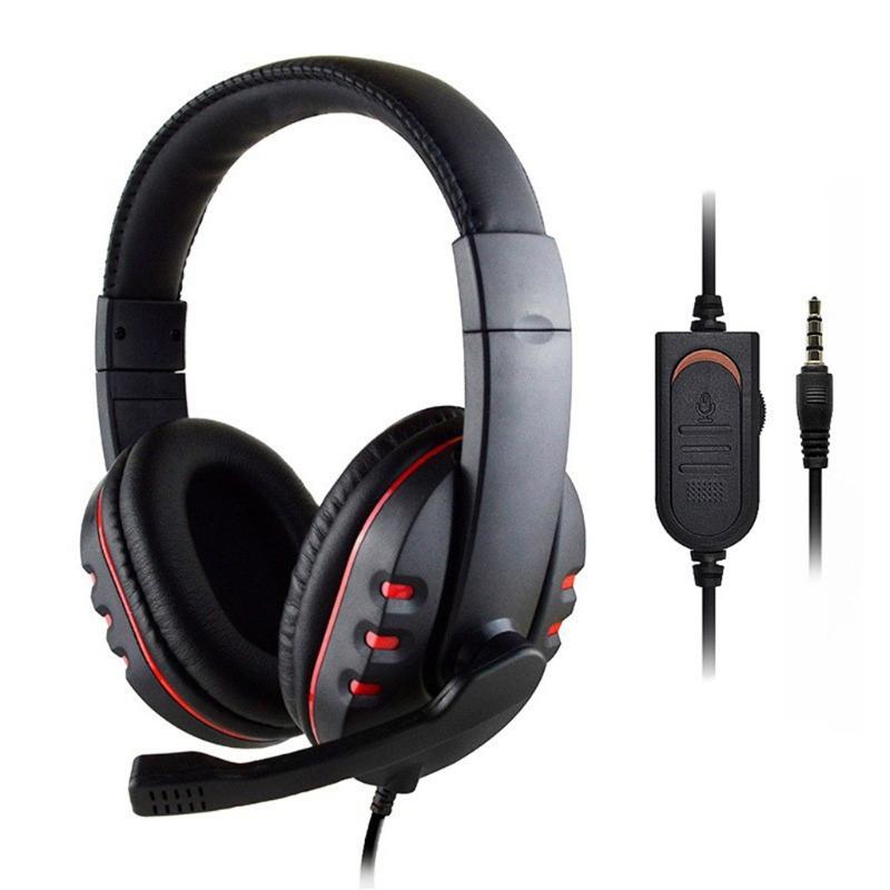 Chất Lượng Tốt Trên Tai Tai Nghe Game Thủ Stereo Bass Sâu Tai Nghe Chơi Game Chụp Tai Kèm Micro Cho Máy Tính Máy Tính Laptop Notebook