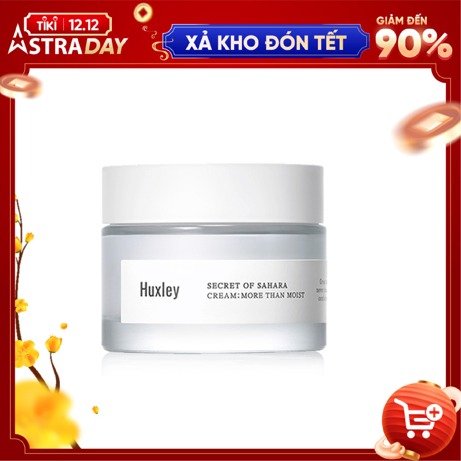 Kem Dưỡng Ẩm Chuyên Sâu Cho Da Rất Khô Và Viêm Da Cơ Địa Huxley Cream More Than Moist 50ml