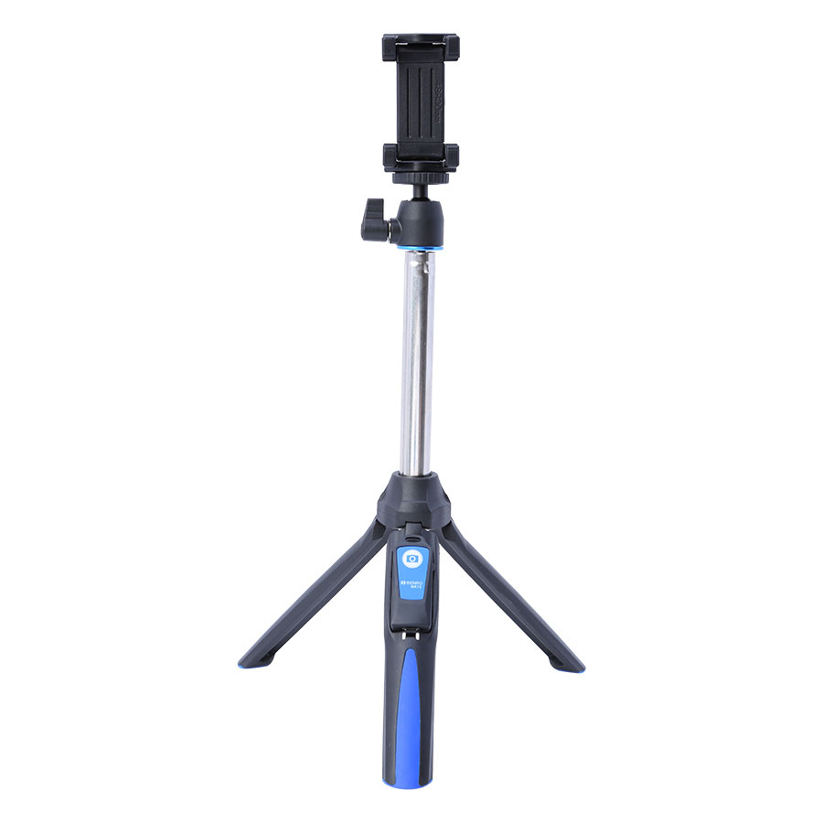 Gậy Selfie Chụp Hình Tự Sướng Tích Hợp Tripod Benro MK10 Hỗ Trợ Bluetooth 3.0 (Xanh Dương) - Hàng Nhập Khẩu