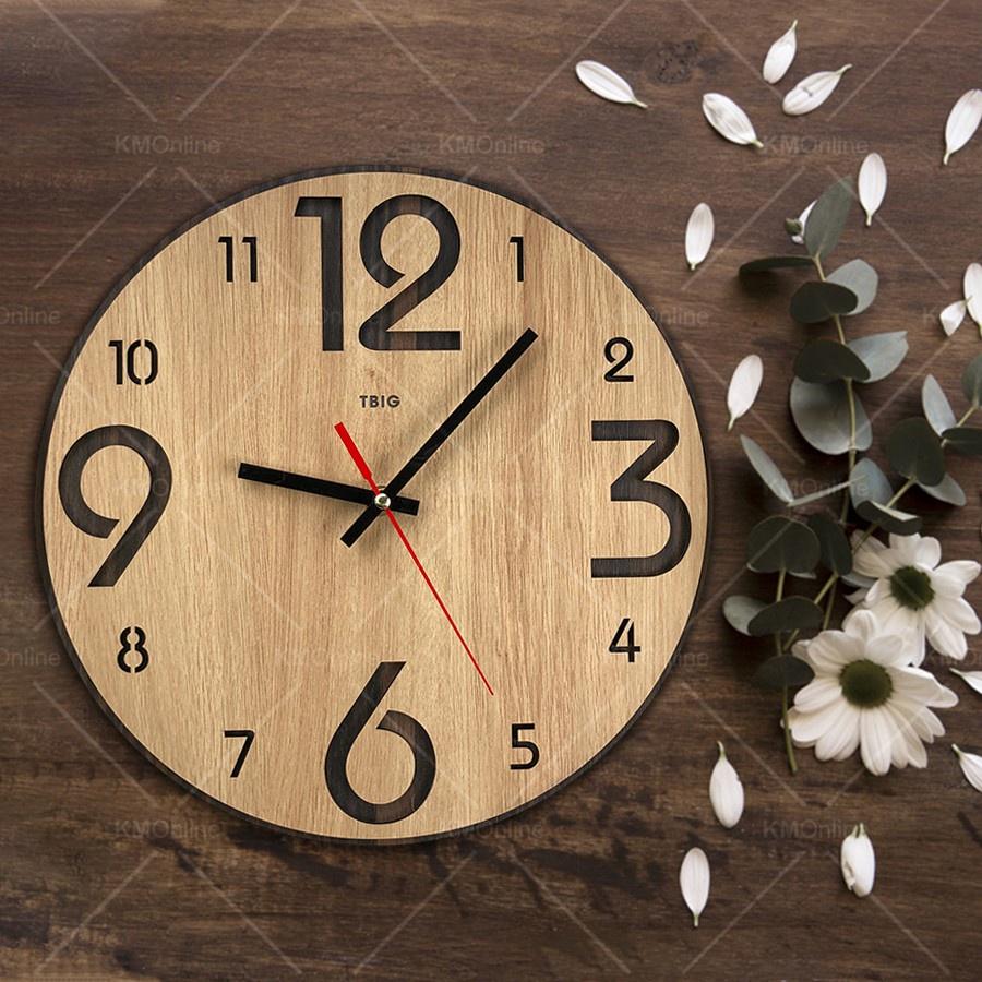 Độc la 6 Mẫu đồng hồ gỗ treo tường - Quà tặng
