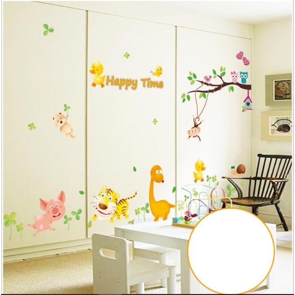 Decal trang trí Vườn Thú Happy Time A.H