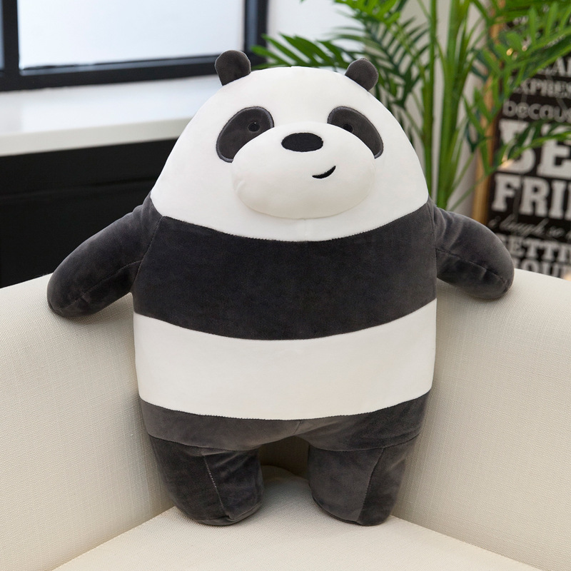 Gấu bông anh em nhà gấu We Bare Bears dạng đứng siêu mềm (20cm---&gt;40cm) vải miniso mềm mại êm ái, hàng xịn cao cấp an toàn cho trẻ nhỏ