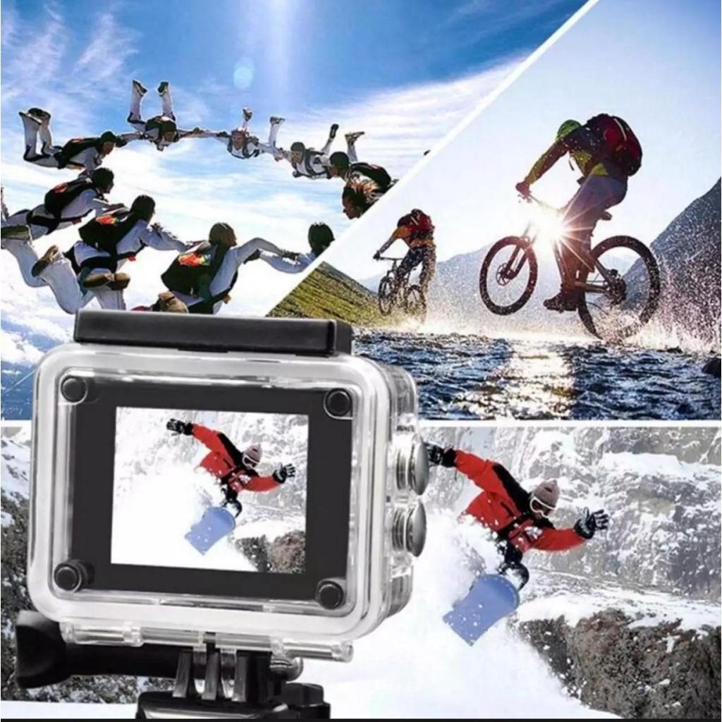 Camera hành trình chống nước 4K SPORT Ultra HD DV, kết nối WF bằng phần mềm, góc quay 170 độ