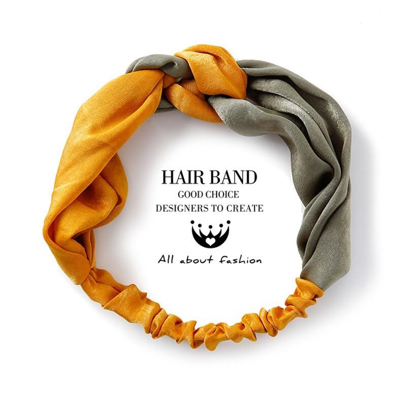 Băng Đô Turban Nữ Thắt Nút Phối Màu Vintage Thời Trang Hàn Quốc Dễ Thương