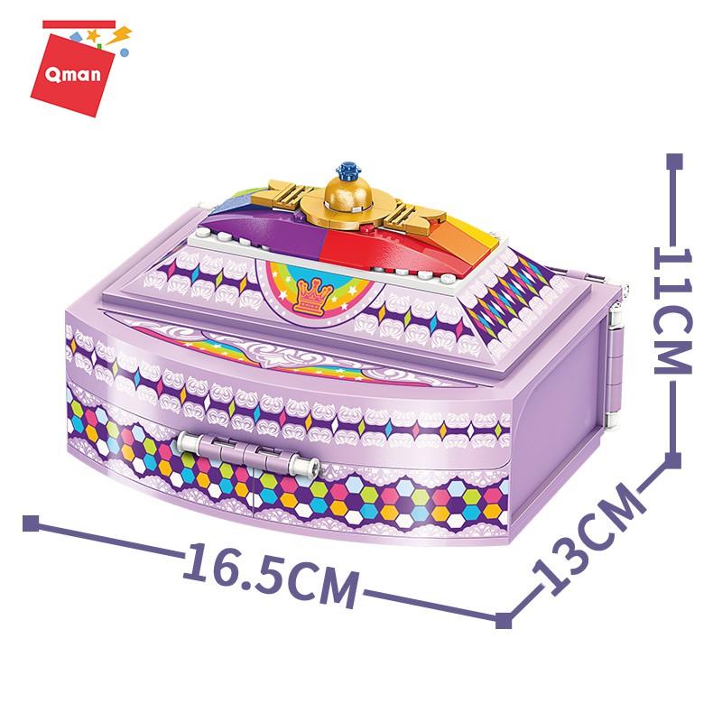 Đồ chơi xếp hình trí tuệ cho bé gái Khu vườn bí mật Qman 32013