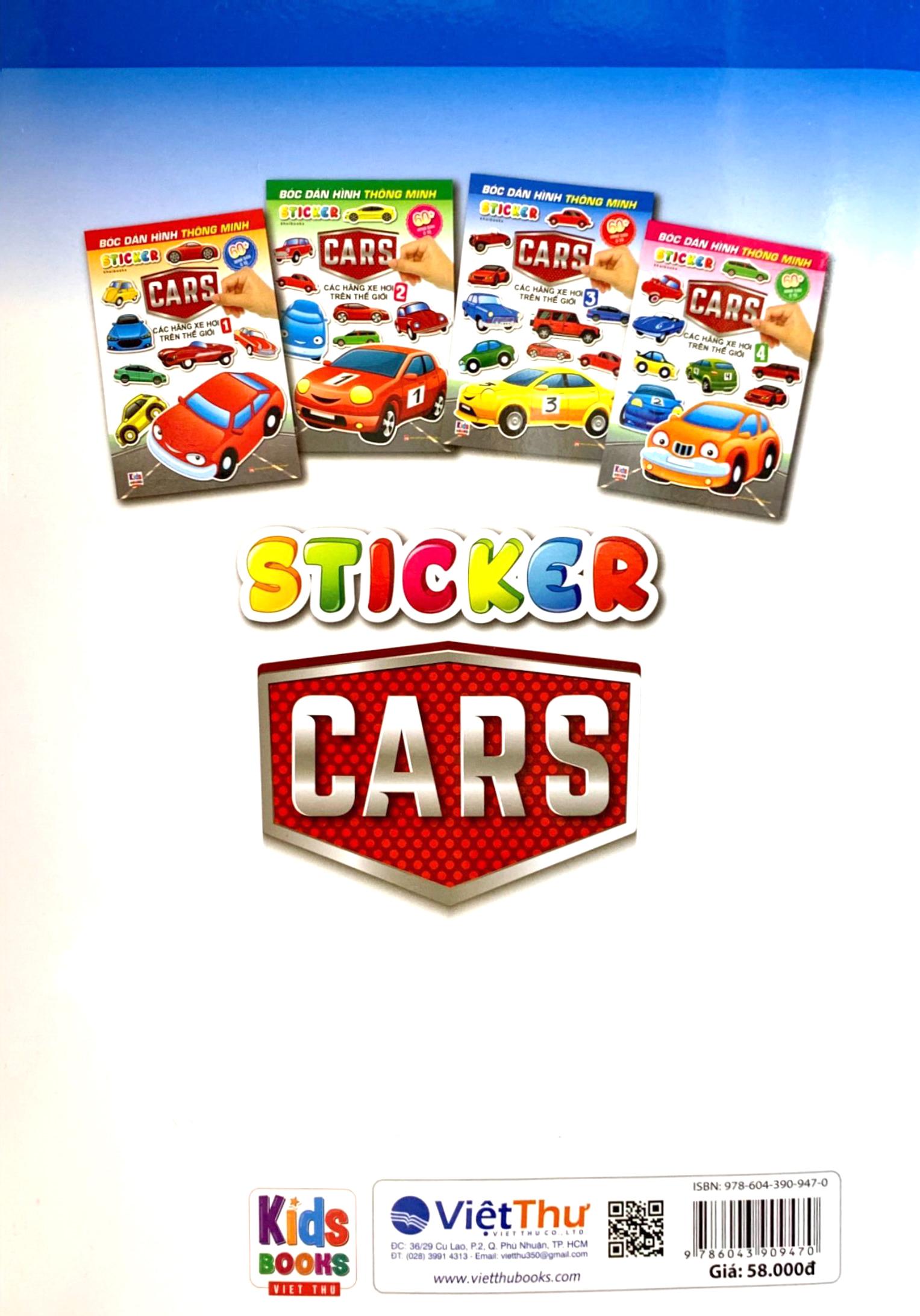 Sticker Bóc Dán Hình Thông Minh - Car - Các Hãng Xe Trên Thế Giới 3