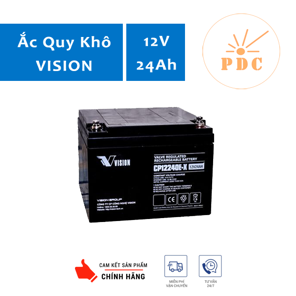 Ắc quy Vision CP12170E-X 12V17Ah -