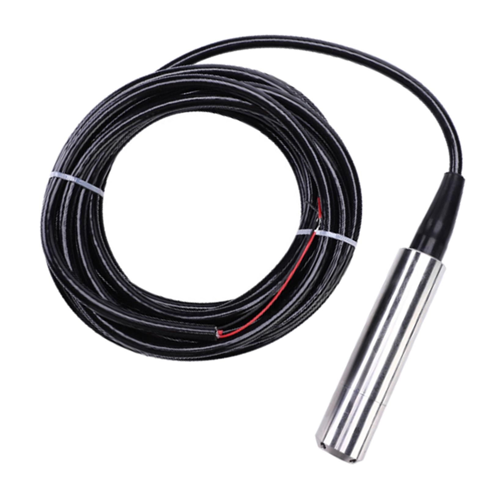 Submersible 5m Water Level Transmitter Sensor with Stainless Steel Probe