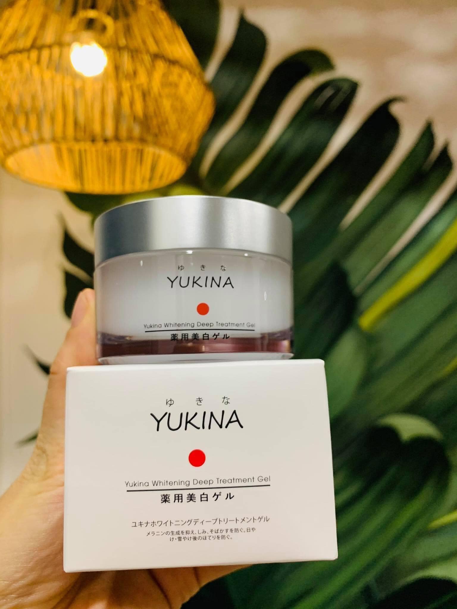 Kem Dưỡng Yukina Hỗ Trợ Trị Nám Tàn Nhang Whitening Deep Treatment Gel 50g