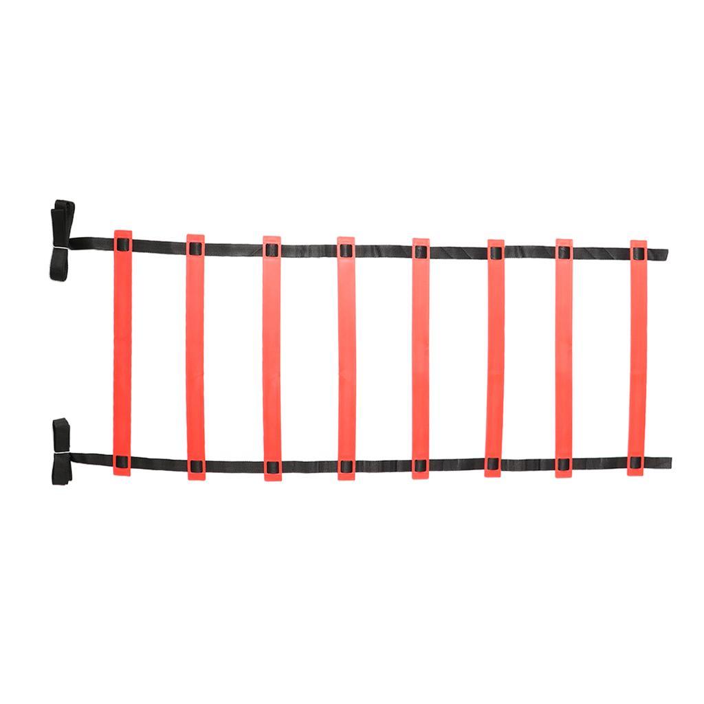 Agility Ladder- 8 Adjustable Rungs Fitness Speed Training Equipment with Carry Pouch Bag- Fit for Adults/Kids/Athletic Football Training