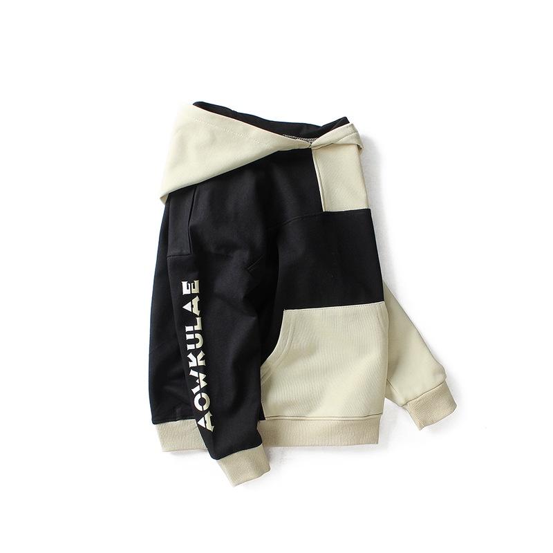 AN1 Size 140-160 Áo hoodie bé trai Thời trang trẻ Em hàng quảng châu