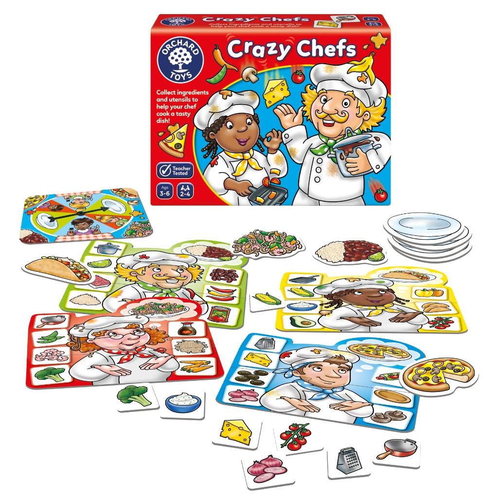 Trò chơi trí tuệ Crazy Chefs -  Orchard Toys giúp trẻ phát triển kỹ năng giao tiếp xã hội và ghi nhớ