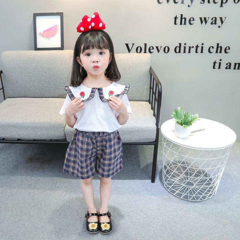 Đồ bộ trẻ em_ bộ bé gái size nhí dễ thương 8-16kg