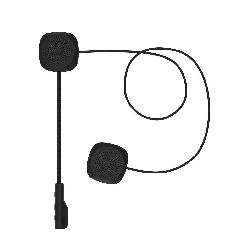 Bluetooth 5.0 Headphone MicClip Motorbike Microphone Headset NEW