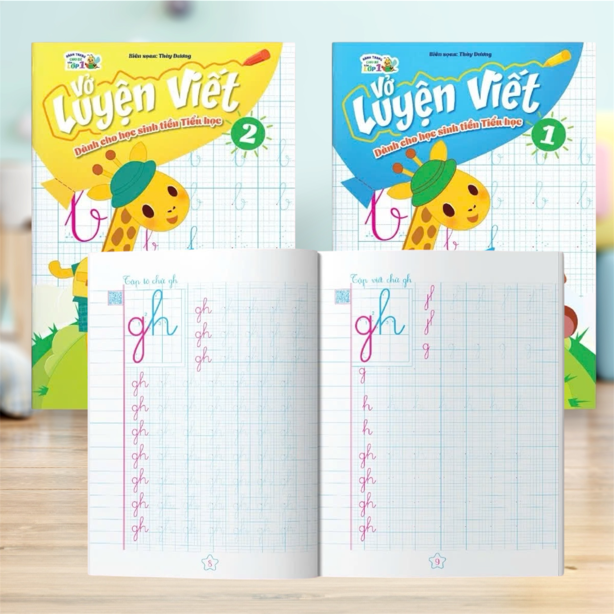 Sách- Combo  2 cuốn Sách Luyện Viết Tiền Tiểu Học quyển 1 và 2 (Hành trang cho bé vào Lớp 1)