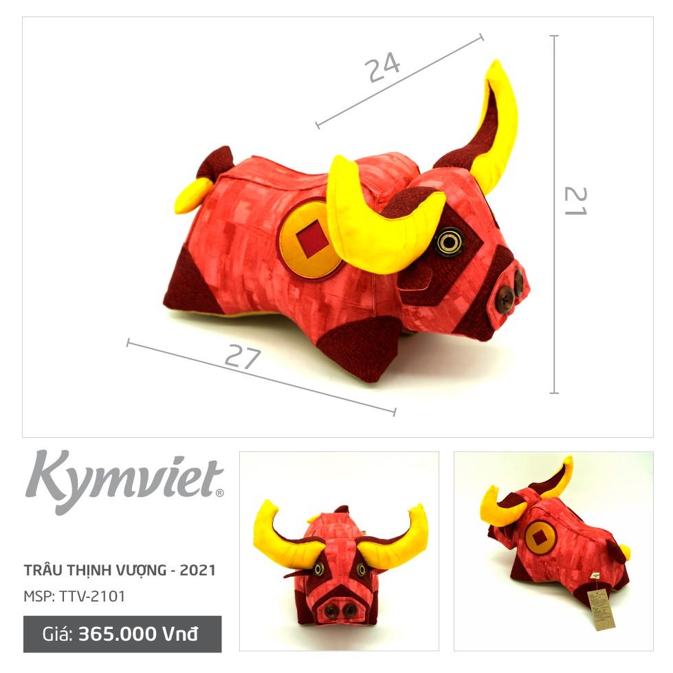 Trâu Thịnh Vượng Kymviet 100% Handmade Cotton