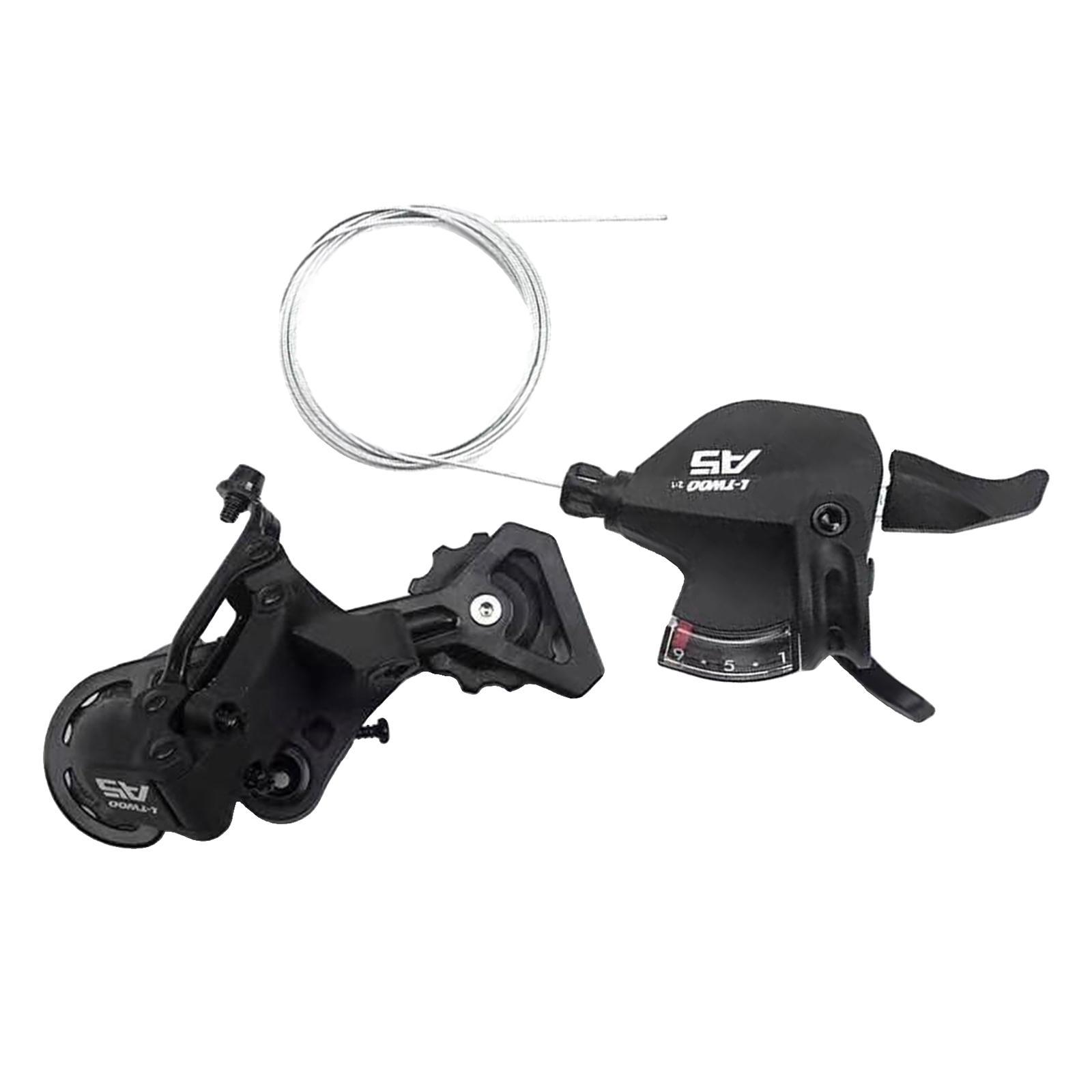 Mountain Bike Groupset Rear Derailleur & Right Shifter Gear Brake Lever