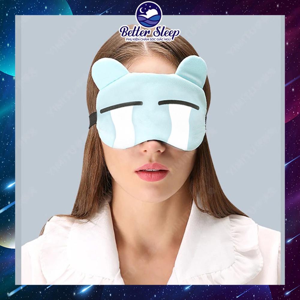 Bịt Mắt Ngủ Hoạ Tiết Ngộ Nghĩnh Có Chứa Túi Gel Làm Mát Vải Polyester– #17 #BMNBS05