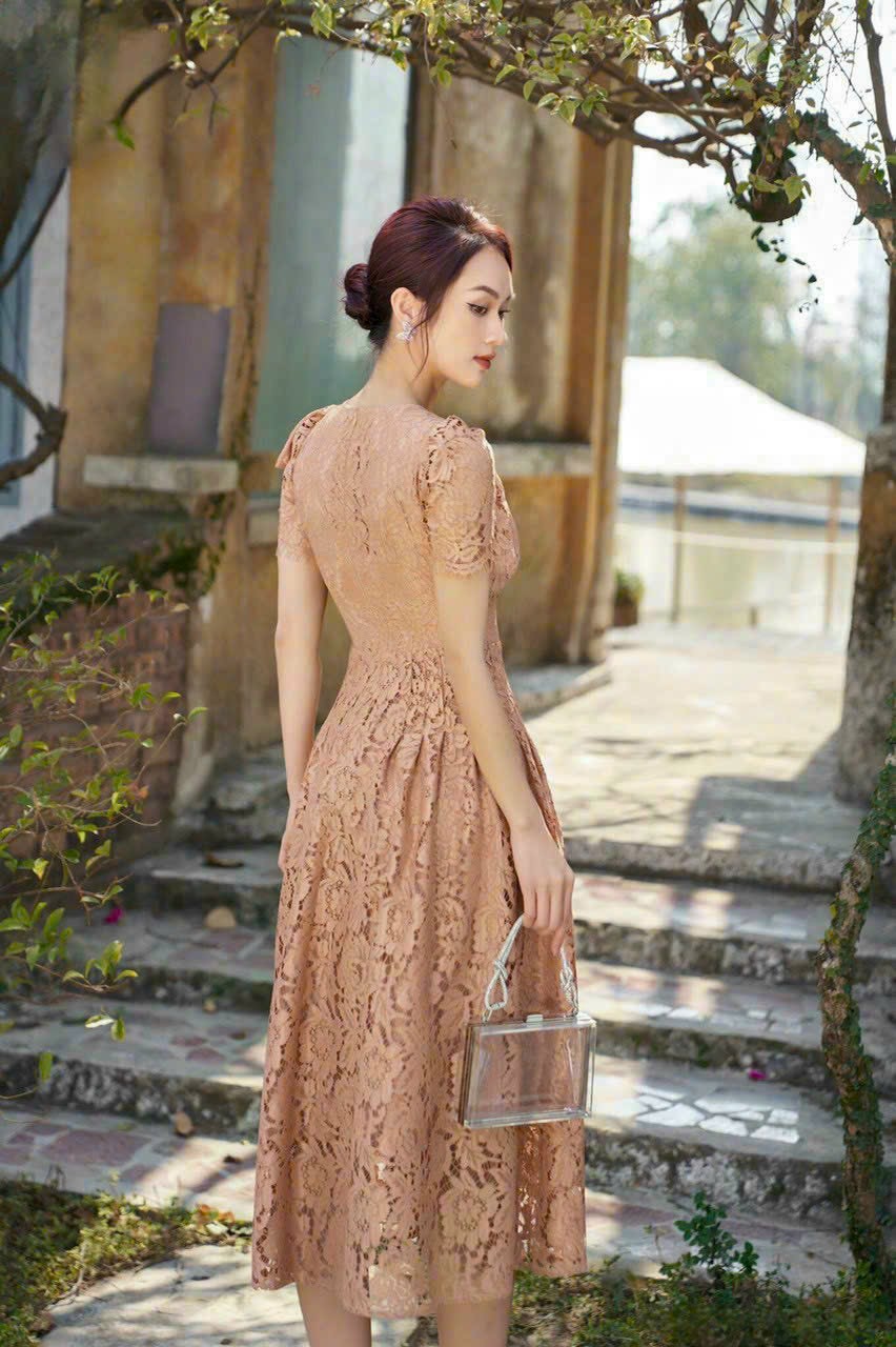 ĐẦM XÒE REN THIẾT KẾ SIÊU ĐẸP