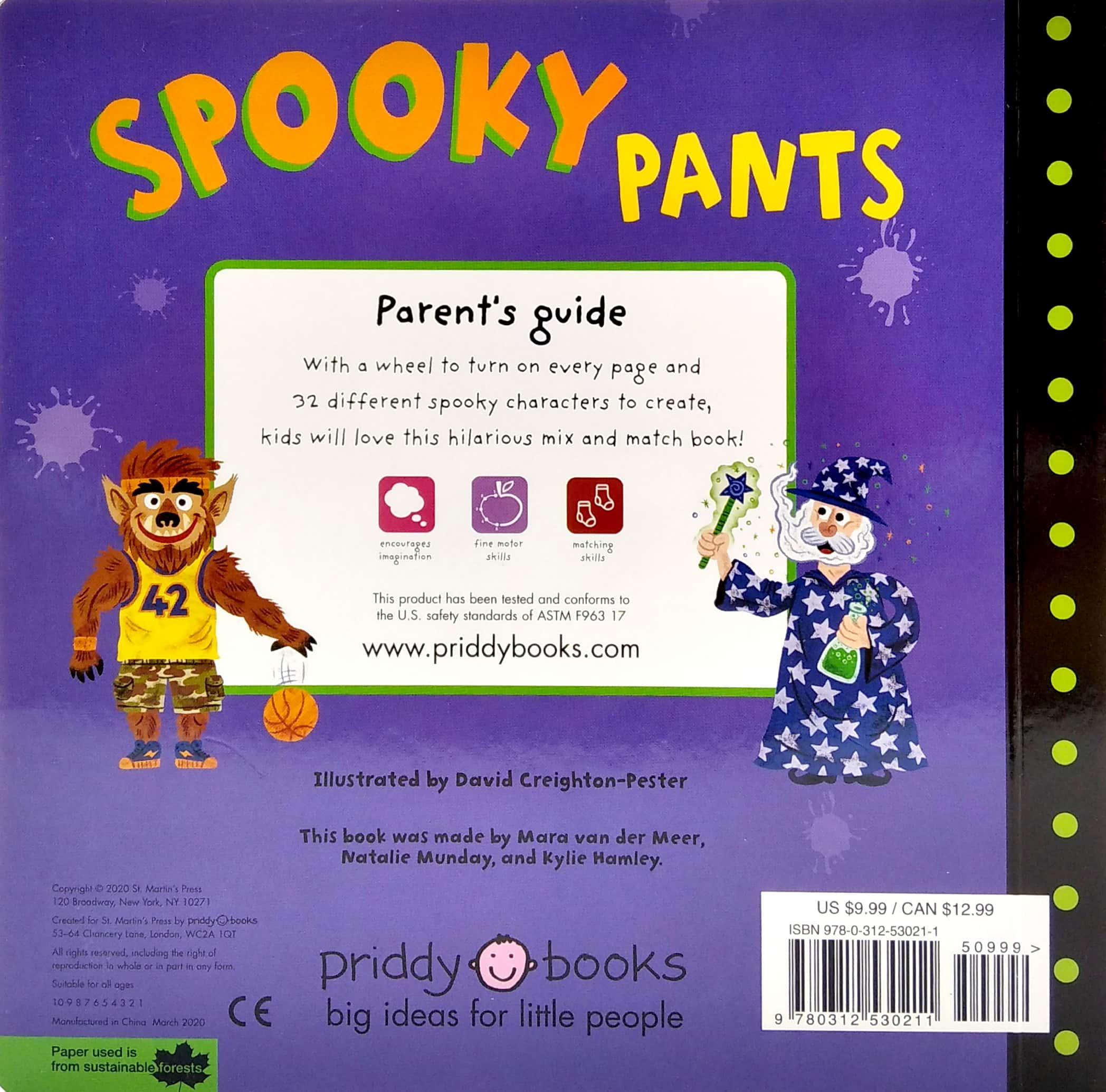 Turn The Wheel: Spooky Pants: Mix & Match For Hilarious Results