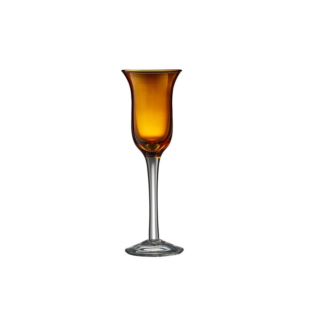 Bộ 6 ly uống shot, nhiều màu. Nhãn Lyngby Glas Đan Mạch