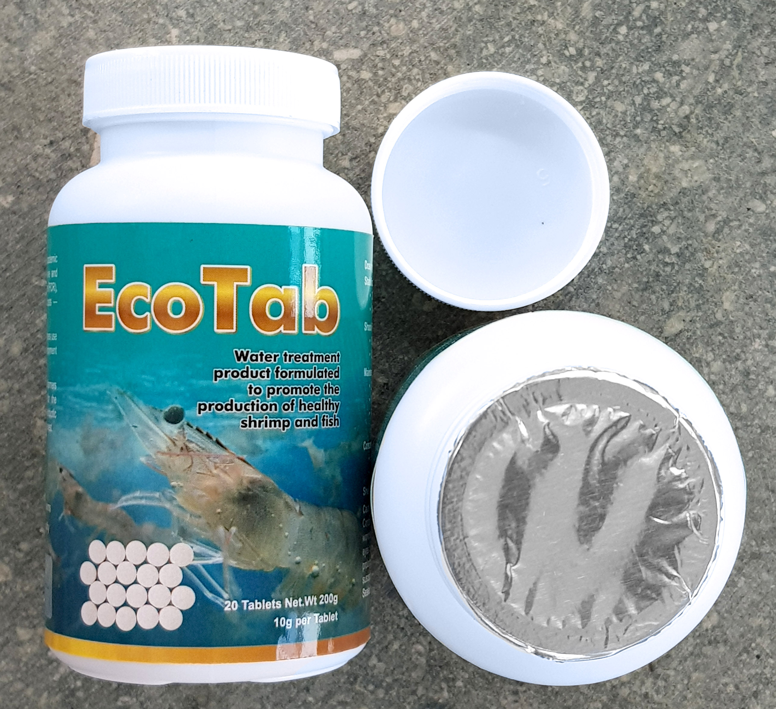 Viên Nén Vi Sinh Xử Lý Bùn Đáy Ao - EcoTab Hộp 20 Viên