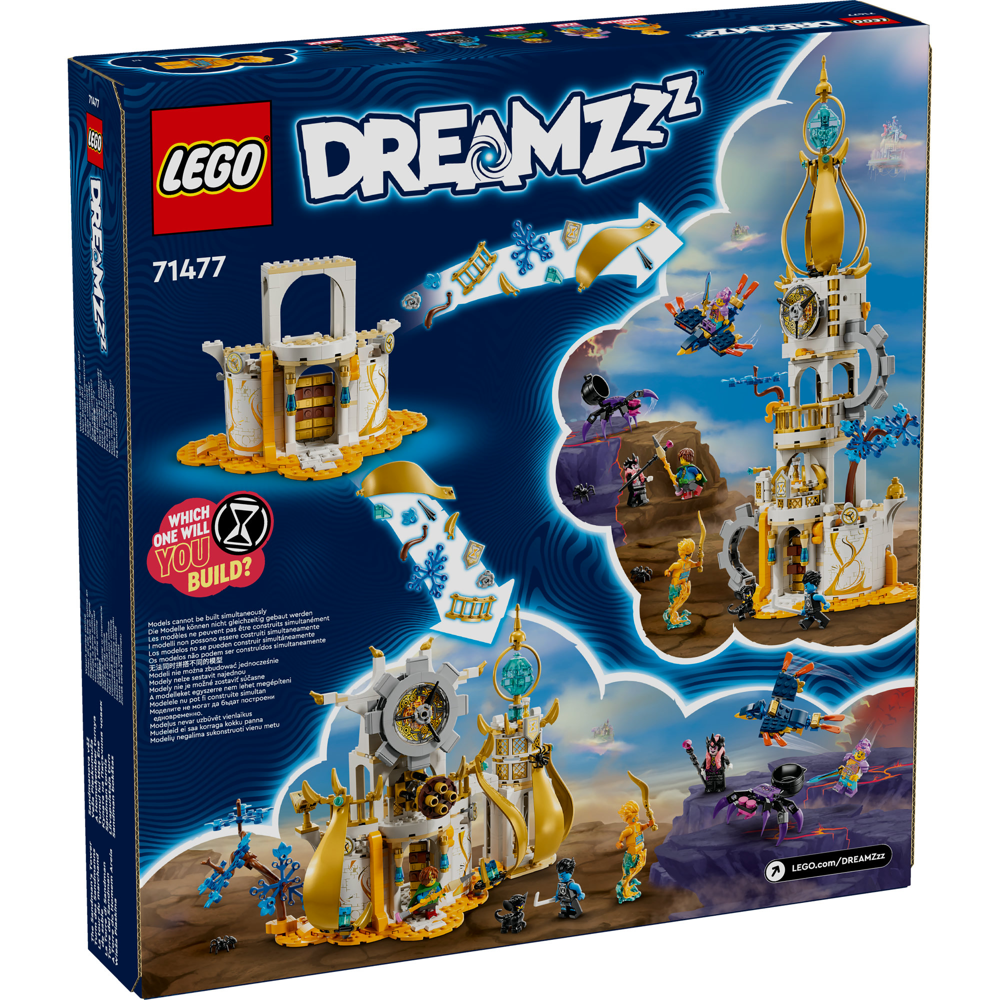 LEGO DREAMZZZ 71477 Đồ chơi lắp ráp Tòa tháp của Sandman (723 chi tiết)