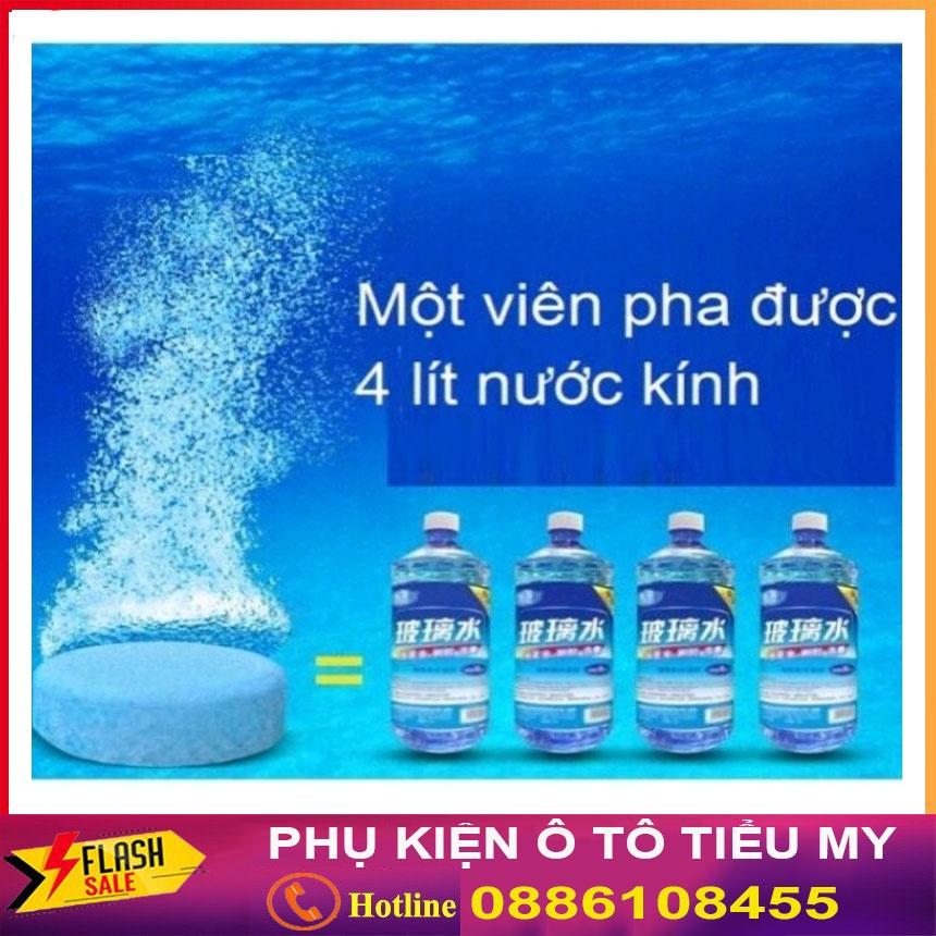 Combo 10 viên sủi rửa kính chuyên dụng cho xe ôtô 1 viên bằng 4 lít nước siêu tiết kiệm, hàng loại 1