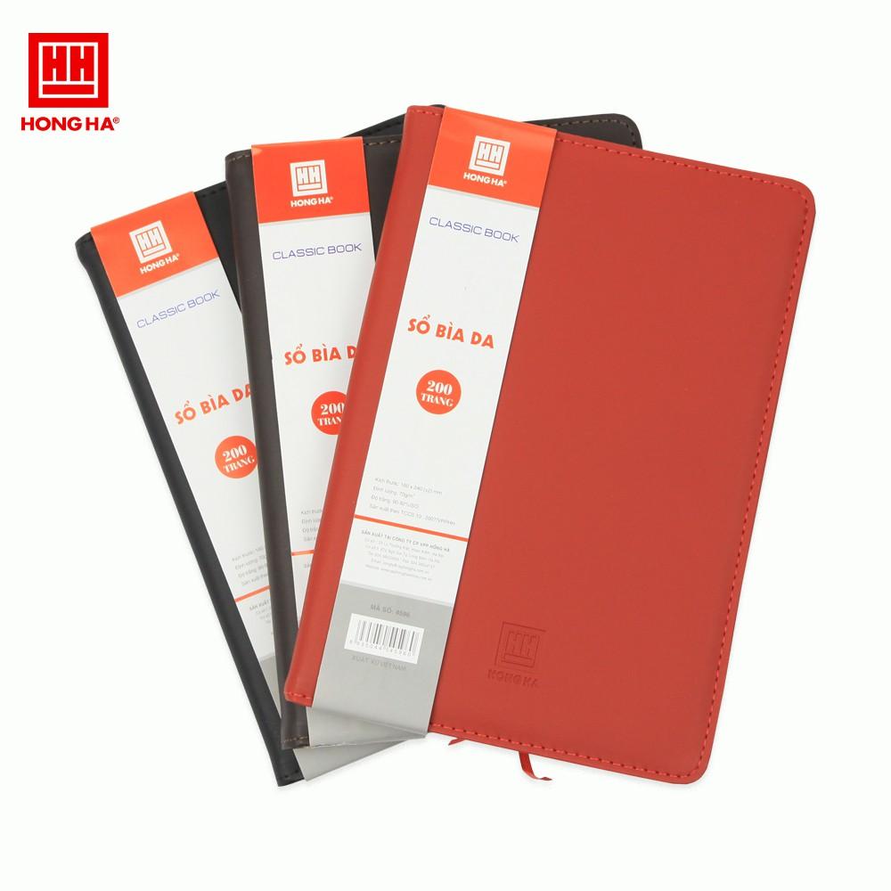 Sổ bìa da Hồng Hà Classic Book 200 trang B5 4596
