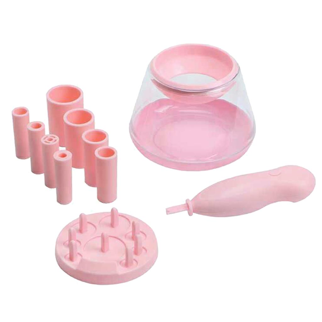 Premium Makeup Brush Cleaner Dryer, Electric Brush Cleaner Machine Automatic Brush Cleaner Spinner Makeup Brush Tools