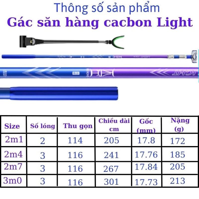 Gác câu đài săn hàng Light cao cấp