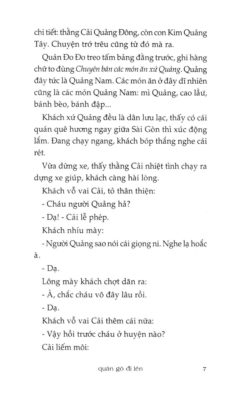 Quán gò đi lên - NNA