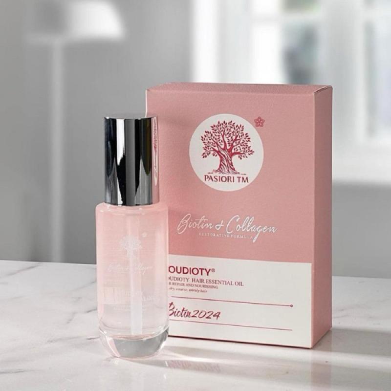 Bộ Dầu Gội Xả Biotin Collagen Essence Voudioty Hồng Phục hồi Giảm Rụng Tóc New 500mlx2