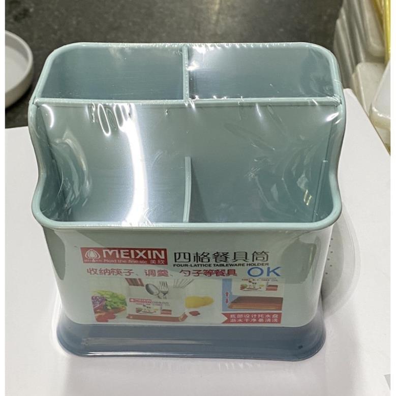 Ống đũa 4 ngăn để bàn tiện lợi hàng cao cấp 2892 GDTH
