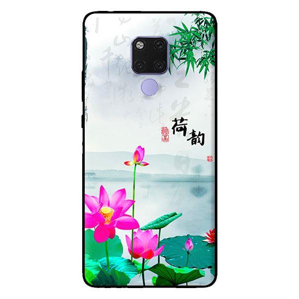 Hình ảnh Ốp in cho Huawei Mate 20 Sen Hồng - Hàng chính hãng