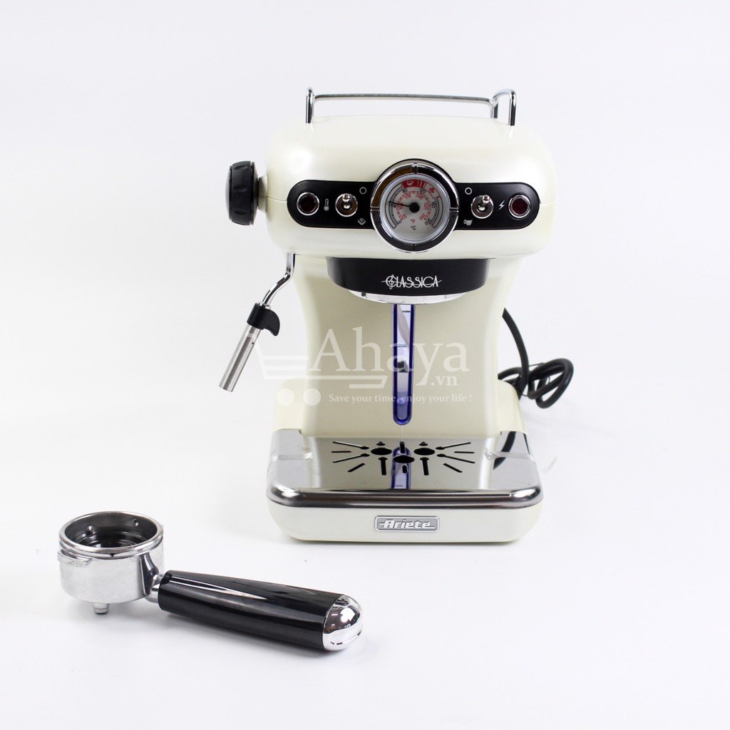 Máy pha cà phê Ariete Espresso Mod 1389 cổ điển 0.9l - Italia - Hàng Chính Hãng