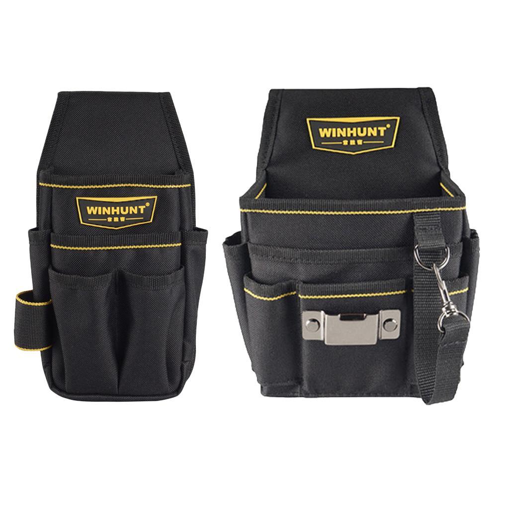 2Pcs Tool Holder Pocket Utility Bag Nail Tool Apron Carpenter Belt Pouch Bag