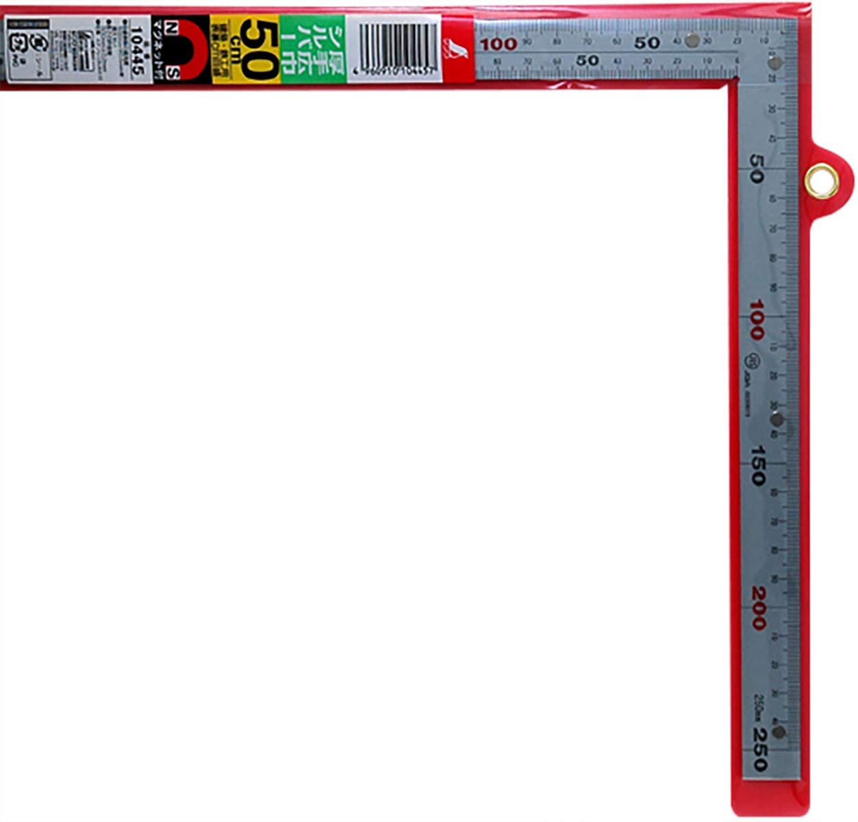 THƯỚC KE VUÔNG CÓ NAM CHÂM SHINWA 10445