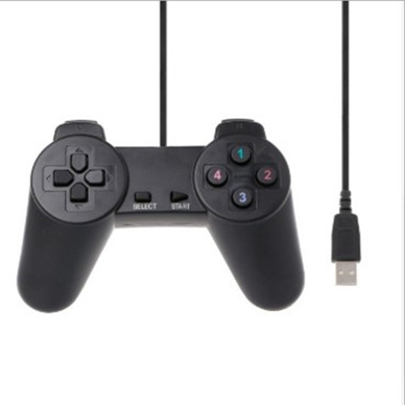 Tay cầm chơi game đơn giản kiểu Playstation 1 giá rẻ gắn cổng USB trên PC - miếng lót chuột