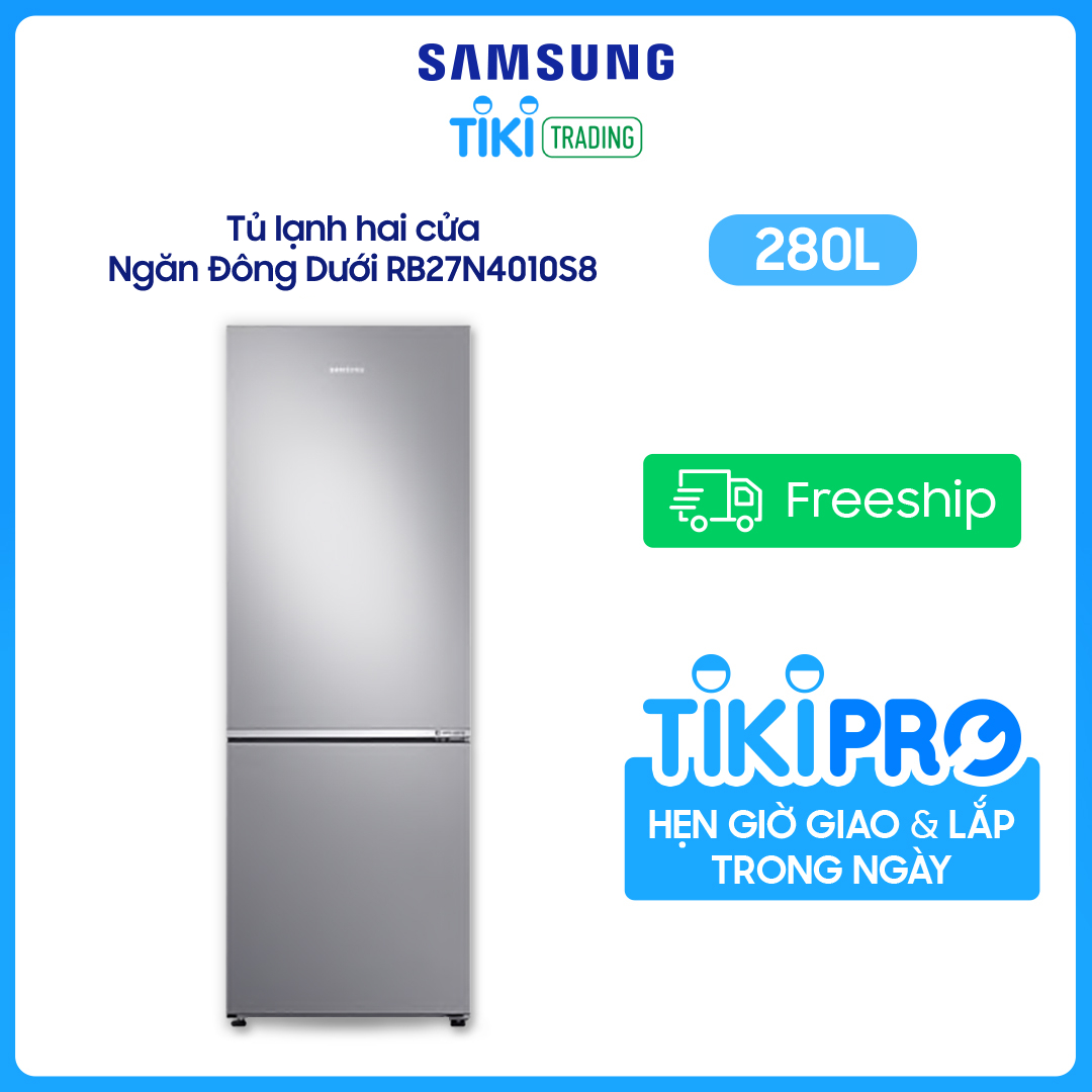 Tủ lạnh Samsung Inverter 280 lít RB27N4010S8/SV