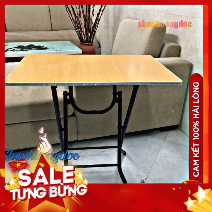 Bàn chân cao 75cm mặt 50/70cm gấp gọn